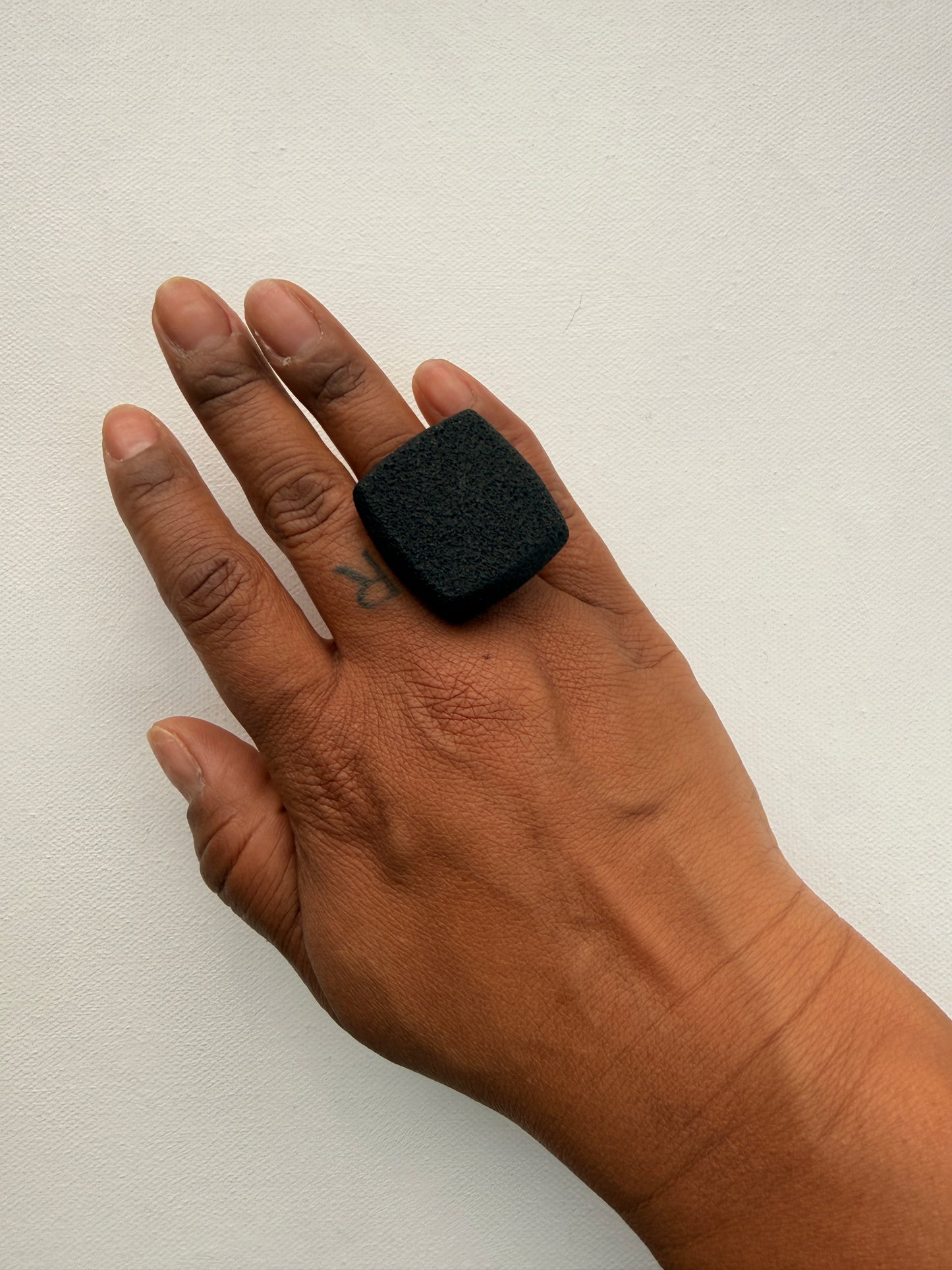 RELIC ADJUSTABLE BLACK RING ~ 11