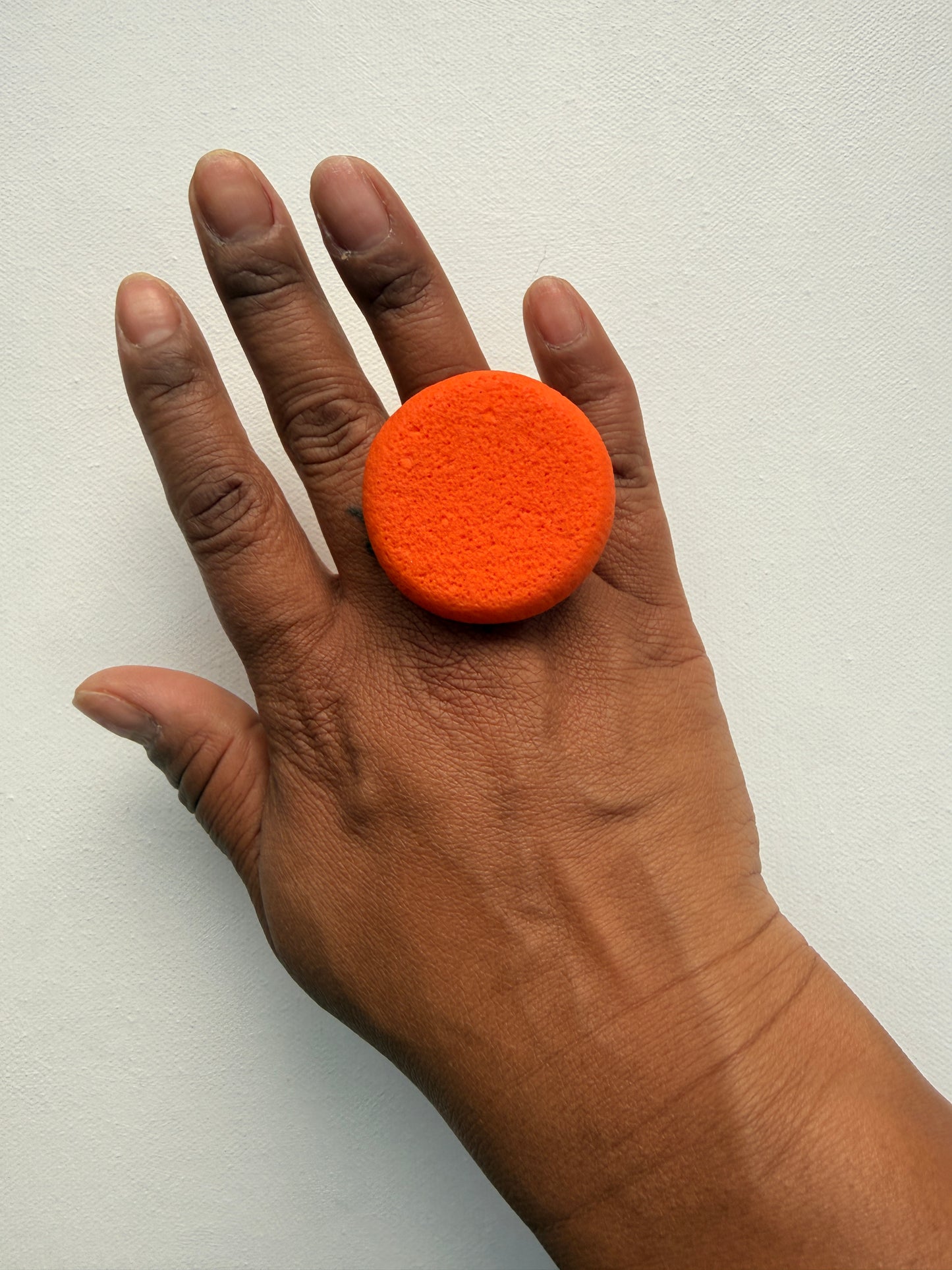 RUCKUS ADJUSTABLE ORANGE RING ~  E