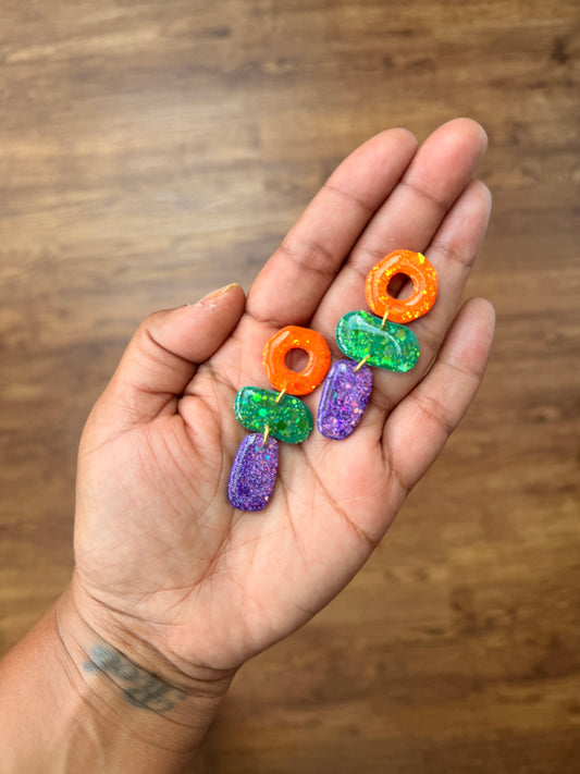 HAZE GLITTER EARRINGS