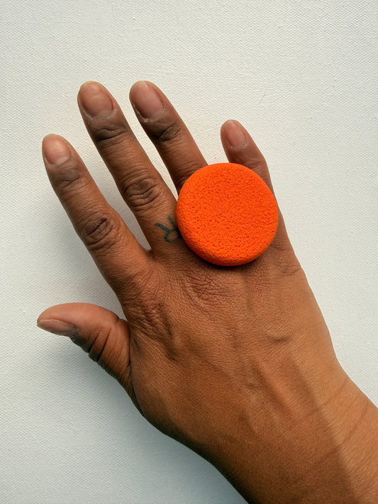 RUCKUS ADJUSTABLE ORANGE RING ~ 6