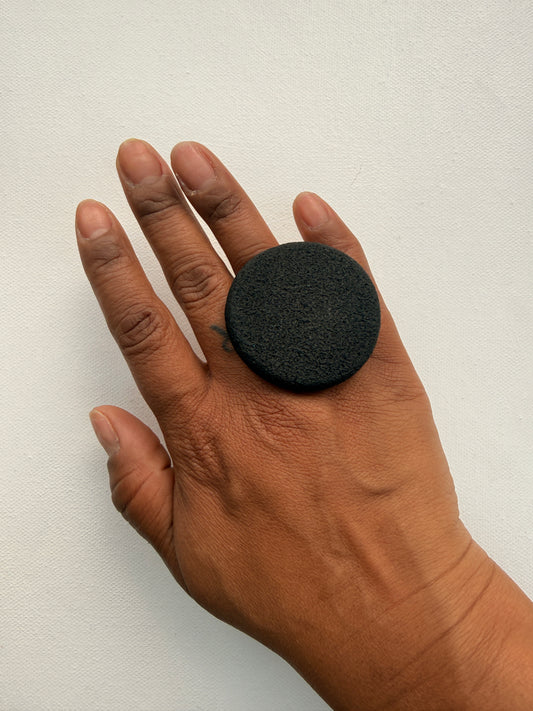 RUCKUS ADJUSTABLE BLACK RING ~ 1