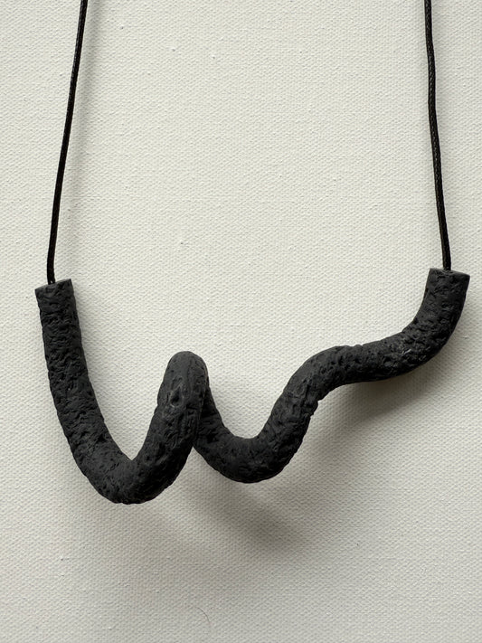 ABEBI BLACK COAL NECKLACE ET